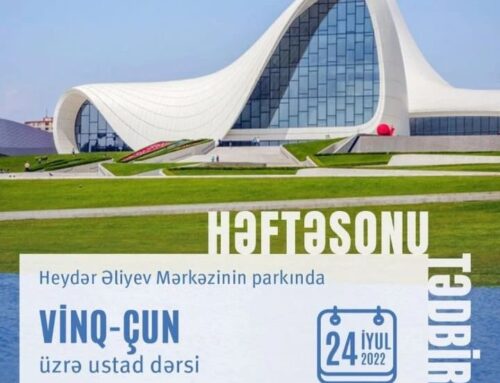 24- iyul 2022-ci il tarixində Heydər Əliyev Mərkəzinin parkında wing chun üzrə Respublika seminarı keçiriləcək.
